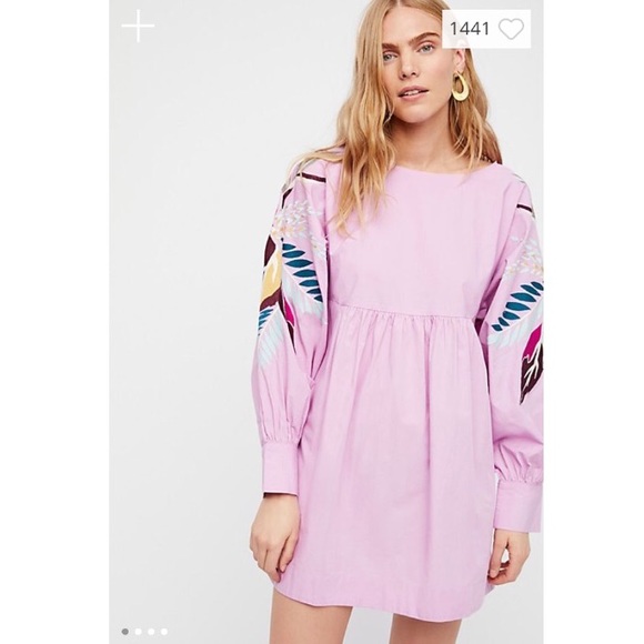 Free People Dresses & Skirts - Free People Mini Obsessions Mini Dress Purple
